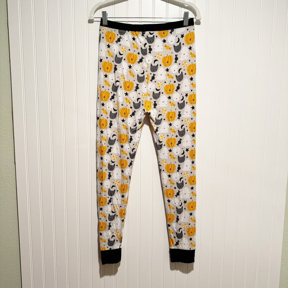 Little Sleepies Boo Crew Halloween Pajama Set Cats Pumpkins Girls Size 16 - Picture 9 of 9